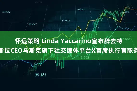 怀远策略 Linda Yaccarino宣布辞去特斯拉CEO马斯克旗下社交媒体平台X首席执行官职务