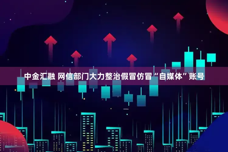 中金汇融 网信部门大力整治假冒仿冒“自媒体”账号