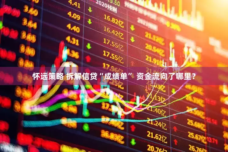 怀远策略 拆解信贷“成绩单” 资金流向了哪里？